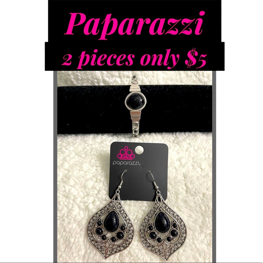 5/$20🛍 Paparazzi Jewelry 2 Piece Set Earrings & Cuff Bracelet